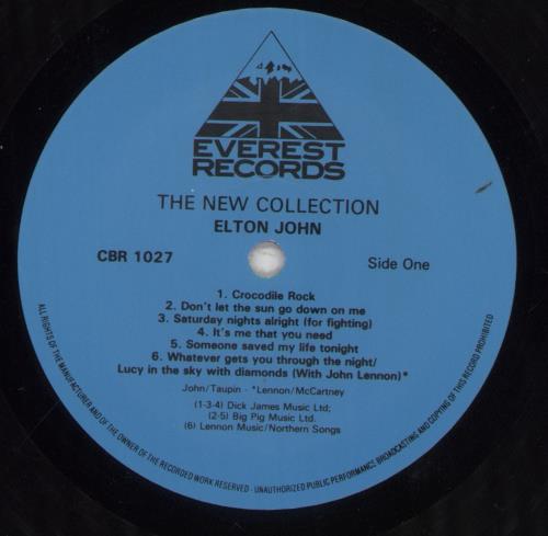 Elton John The New Collection vinyl LP album (LP record) UK JOHLPTH418165
