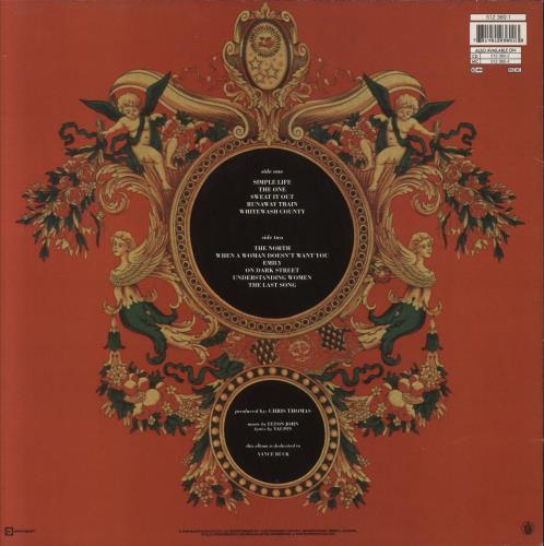 Elton John The One - EX vinyl LP album (LP record) UK JOHLPTH820741