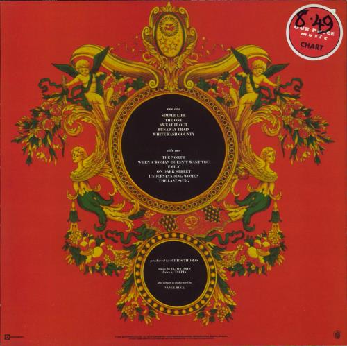 Elton John The One vinyl LP album (LP record) UK JOHLPTH668867