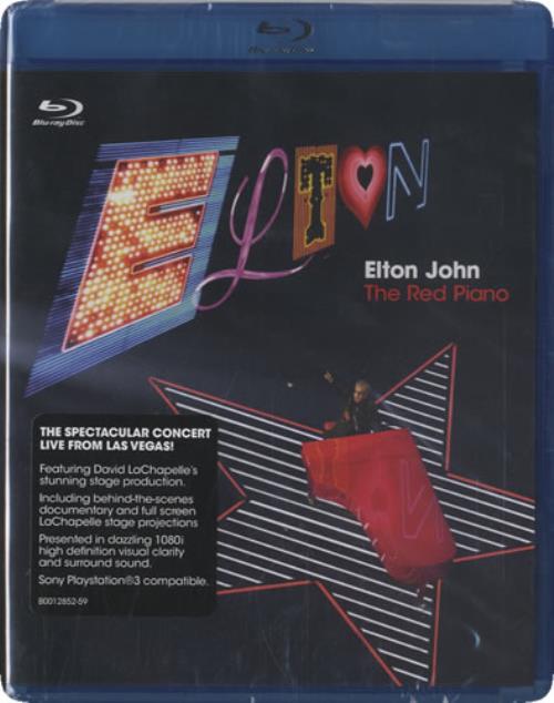 Elton John The Red Piano Blu Ray DVD US JOHBRTH472937
