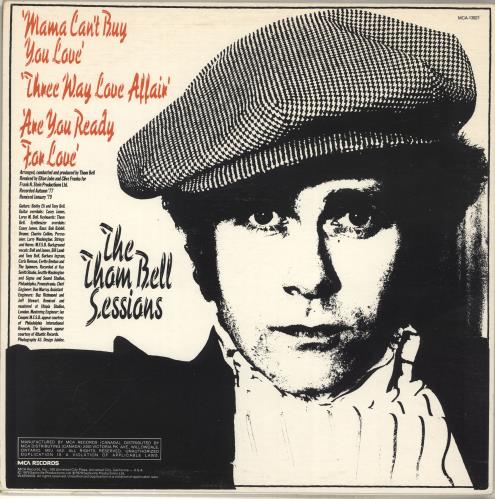 Elton John The Thom Bell Sessions 12" vinyl single (12 inch record / Maxi-single) Canadian JOH12TH703146