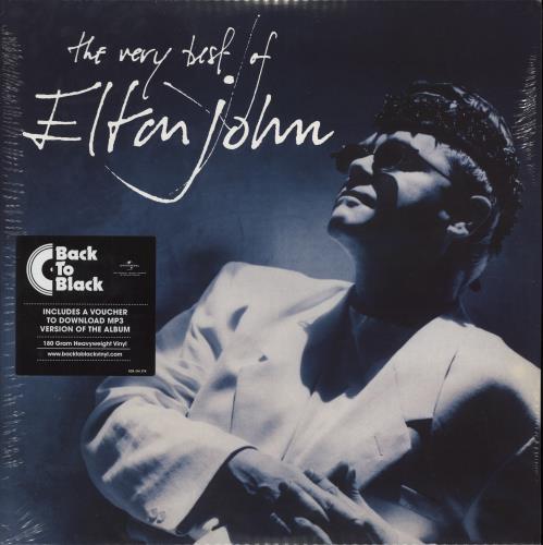Elton John The Very Best Of Elton John 2-LP vinyl record set (Double LP Album) UK JOH2LTH779300