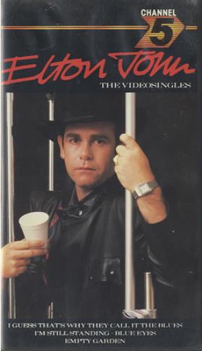 Elton John The Videosingles video (VHS or PAL or NTSC) UK JOHVITH120883