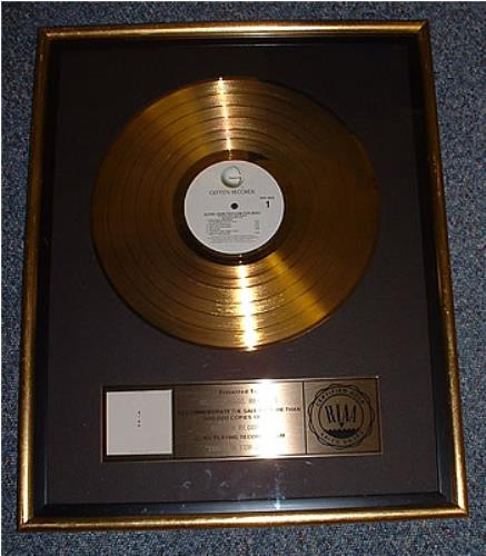 Elton John Too Low For Zero award disc US JOHAWTO262030