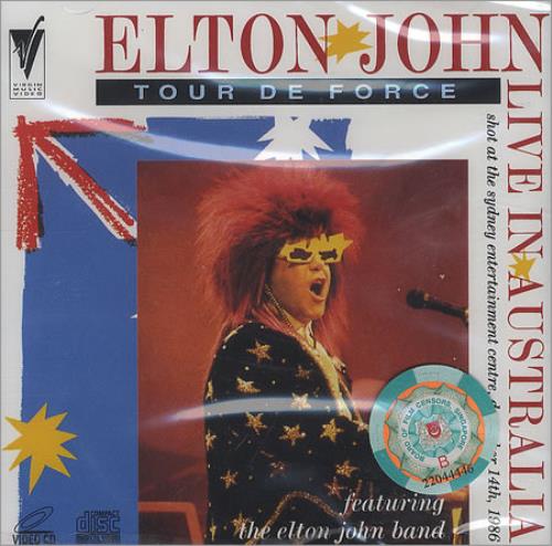Elton John Tour De Force Video CD Indian JOHVDTO166560