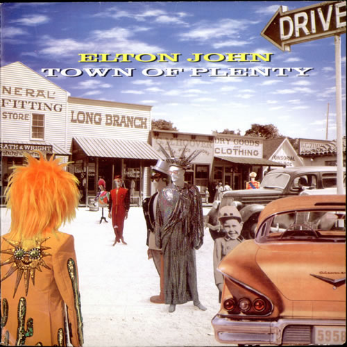 Elton John Town Of Plenty 7" vinyl single (7 inch record / 45) German JOH07TO498425