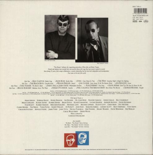 Elton John Two Rooms - EX 2-LP vinyl record set (Double LP Album) Dutch JOH2LTW864313