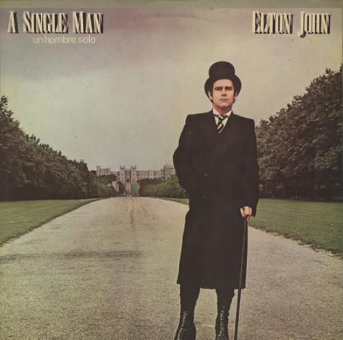 Elton John Un Hombre Solo - A Single Man vinyl LP album (LP record) Argentinean JOHLPUN178919