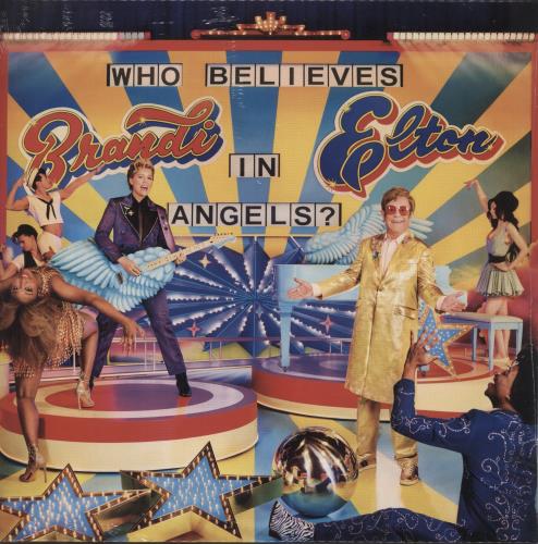 Elton John Who Believes In Angels? - Blue Splatter Vinyl - Sealed vinyl LP album (LP record) UK JOHLPWH873138