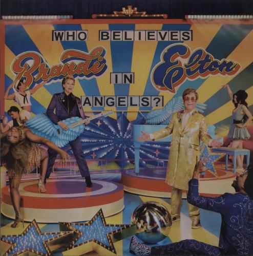 Elton John Who Believes In Angels? - Red & Yellow Vinyl vinyl LP album (LP record) UK JOHLPWH873178