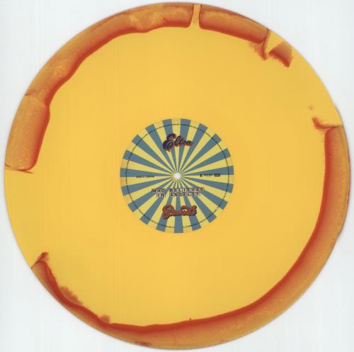 Elton John Who Believes In Angels? - Red & Yellow Vinyl vinyl LP album (LP record) UK JOHLPWH873178