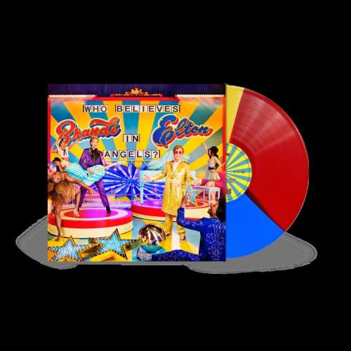 Elton John Who Believes In Angels? - Red, Blue & Yellow Tri-Colour Vinyl - Sealed vinyl LP album (LP record) UK JOHLPWH861501