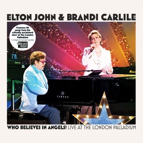 Elton John Who Believes In Angels? Live at the London Palladium - RSD Black Friday 2025 - 180 Gram Black Vinyl vinyl LP album (LP record) UK JOHLPWH880144