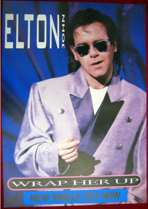 Elton John Wrap Her Up poster UK JOHPOWR367978