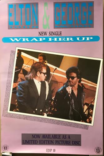 Elton John Wrap Her Up poster UK JOHPOWR706037