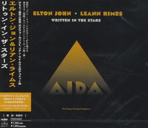 Elton John Written In The Stars CD single (CD5 / 5") Japanese JOHC5WR129715