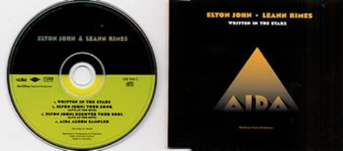 Elton John Written In The Stars CD single (CD5 / 5") Australian JOHC5WR131285