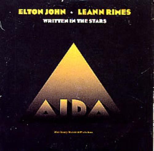 Elton John Written In The Stars CD single (CD5 / 5") Spanish JOHC5WR133426