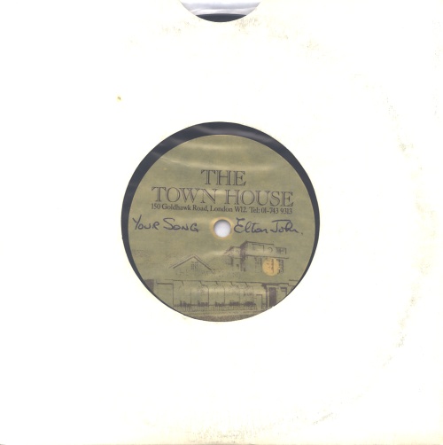 Elton John Your Song (Live) acetate UK JOHATYO27744