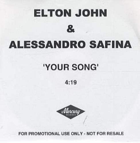 Elton John Your Song CD-R acetate UK JOHCRYO339941