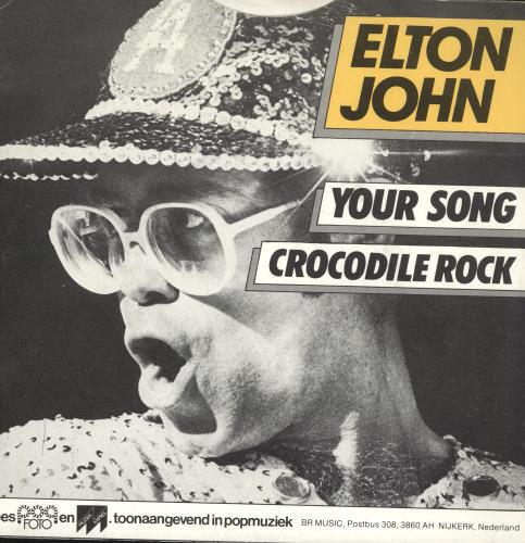 Elton John Your Song 7" vinyl single (7 inch record / 45) Dutch JOH07YO705869