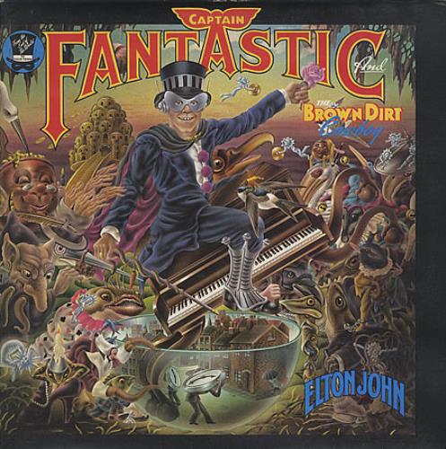 Elton John Captain Fantastic - Complete vinyl LP album (LP record) UK JOHLPCA398452