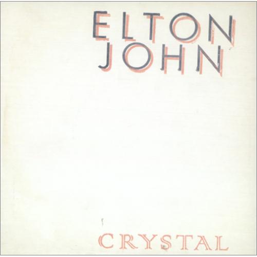 Elton John Crystal handstamped sleeve UK Promo 7" vinyl single (7