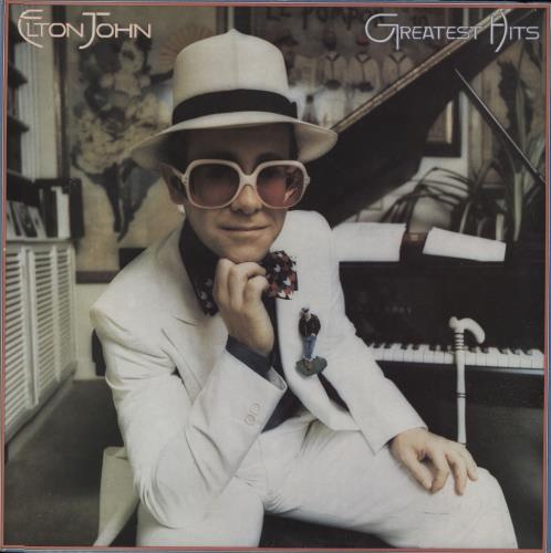 Elton John Greatest Hits - Red Vinyl vinyl LP album (LP record) UK JOHLPGR660640