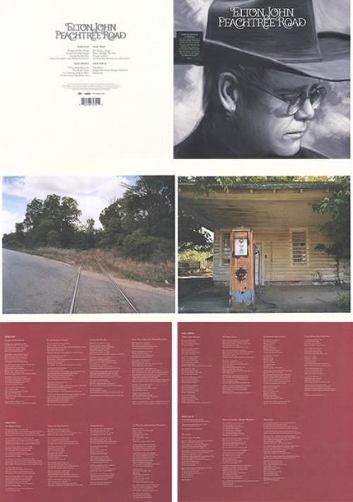 Elton John Peachtree Road UK 2-LP vinyl record set (Double Album) (327247)