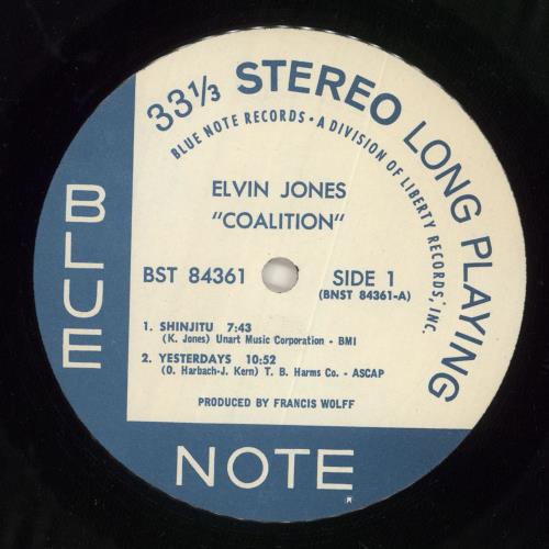Elvin Jones Coalition - 1st - shrink vinyl LP album (LP record) US EJOLPCO605483