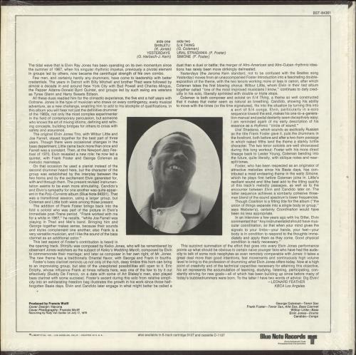 Elvin Jones Coalition - 1st - shrink vinyl LP album (LP record) US EJOLPCO605483