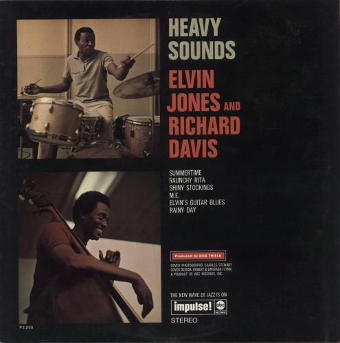 Elvin Jones Heavy Sounds vinyl LP album (LP record) Japanese EJOLPHE873913