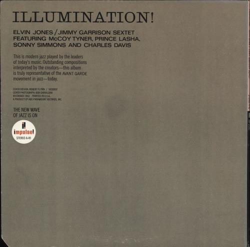 Elvin Jones Illumination! vinyl LP album (LP record) US EJOLPIL708122