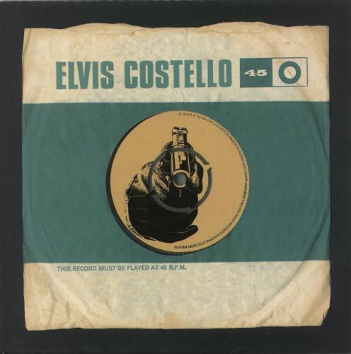 Elvis Costello 45 (Forty Five) - Misprinted Sleeve 7" vinyl single (7 inch record / 45) UK COS07FO864573