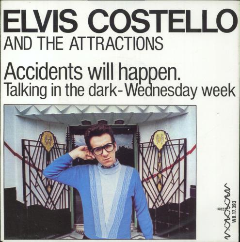 Elvis Costello Accidents Will Happen 7" vinyl single (7 inch record / 45) Dutch COS07AC218551
