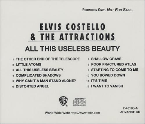 Elvis Costello All This Useless Beauty CD album (CDLP) US COSCDAL143876