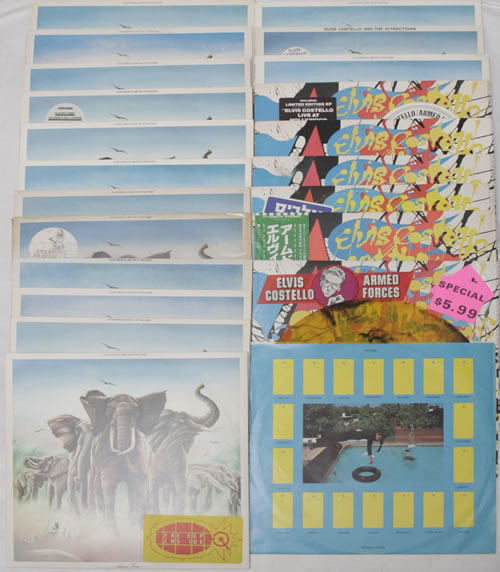 Elvis Costello Armed Forces - Collection of 21 Different Issues vinyl LP album (LP record) UK COSLPAR564302