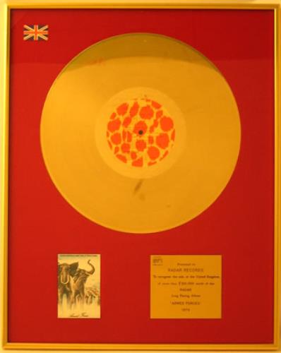 Elvis Costello Armed Forces award disc UK COSAWAR376795