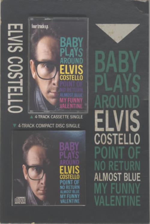 Elvis Costello Baby Plays Around display UK COSDIBA470064