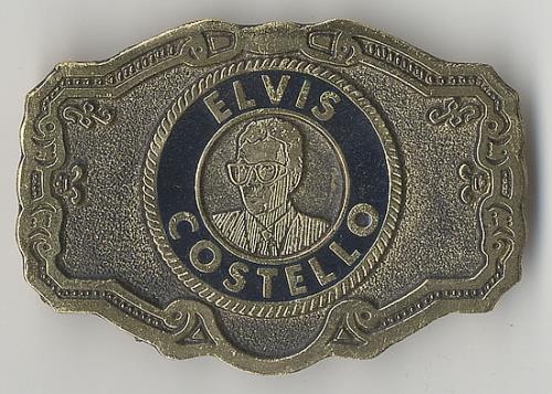 Elvis Costello Belt Buckle memorabilia US COSMMBE475752