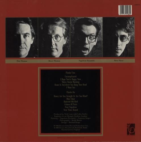 Elvis Costello Blood & Chocolate + Discography Insert vinyl LP album (LP record) UK COSLPBL756697