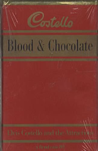 Elvis Costello Blood & Chocolate - Choc Bar Pack cassette album UK COSCLBL129720