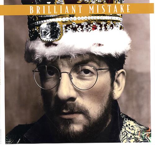 Elvis Costello Brilliant Mistake - White Vinyl 7" vinyl single (7 inch record / 45) US COS07BR345838