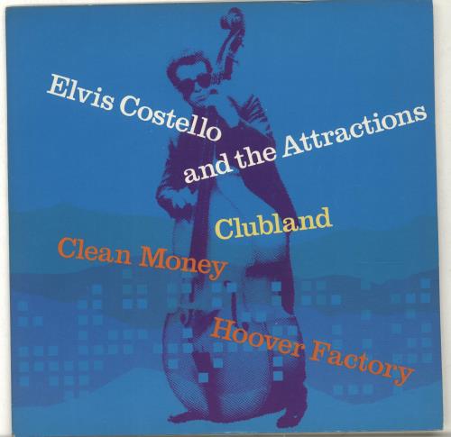 Elvis Costello Clubland 7" vinyl single (7 inch record / 45) UK COS07CL42566