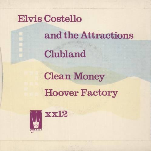 Elvis Costello Clubland 7" vinyl single (7 inch record / 45) UK COS07CL42566
