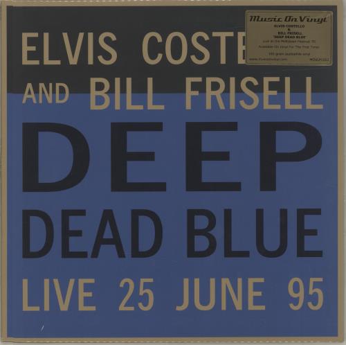 Elvis Costello Deep Dead Blue: Live 25 June 95 - 180gram Vinyl vinyl LP album (LP record) UK COSLPDE685999