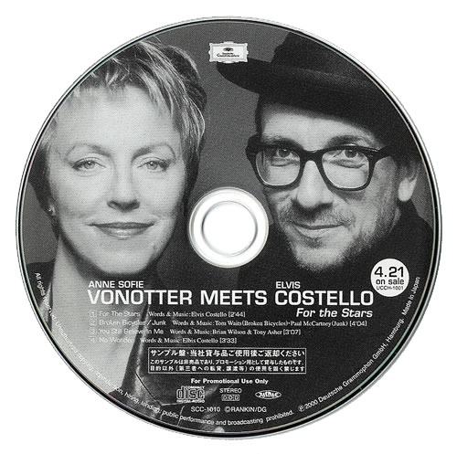 Elvis Costello For The Stars CD single (CD5 / 5") Japanese COSC5FO208930