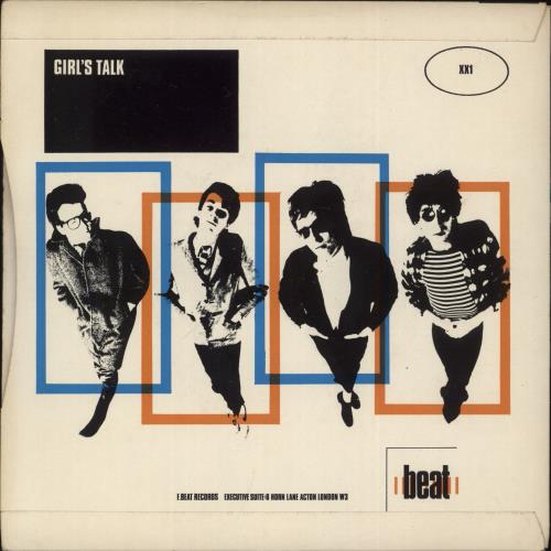 Elvis Costello I Can't Stand Up For Falling Down - P/S 7" vinyl single (7 inch record / 45) UK COS07IC42564