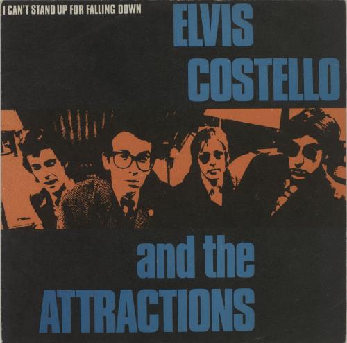 Elvis Costello I Can't Stand Up For Falling Down 7" vinyl single (7 inch record / 45) Norwegian COS07IC685970