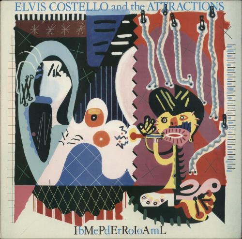 Elvis Costello Imperial Bedroom - Gold Promo Stamped vinyl LP album (LP record) US COSLPIM561831